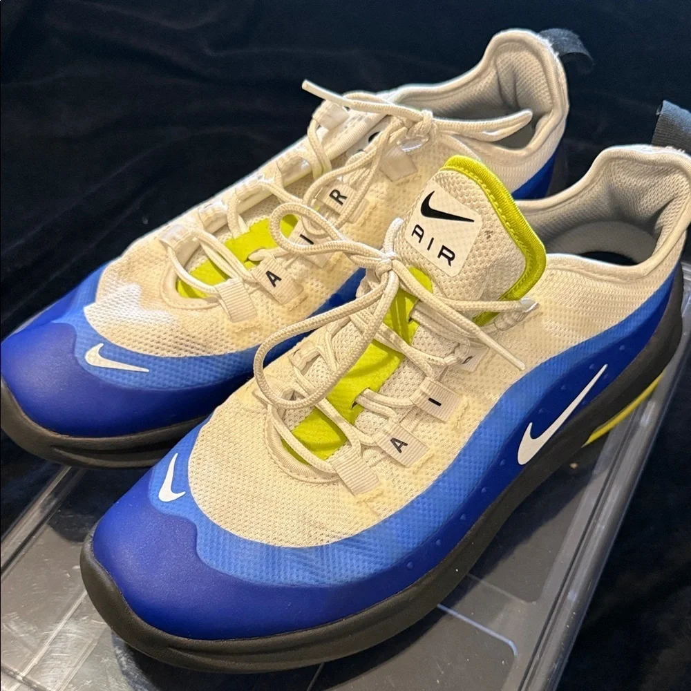 Nike Air Blue and White with Lime Accents